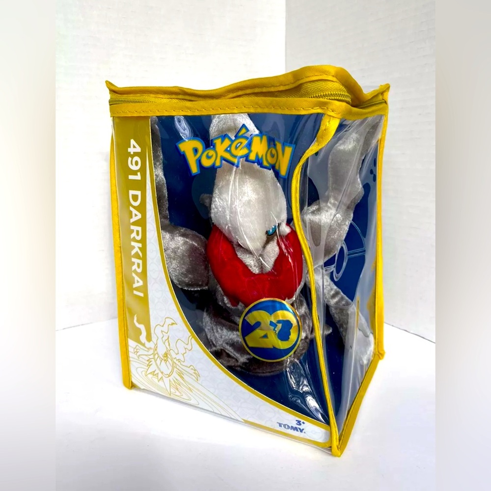 Pokémon Tomy Darkrai 20th Anniversary 8” Plush 2016 #491 Pokemon